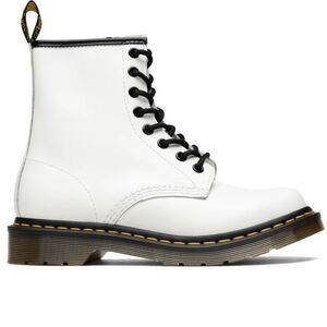 NWOB Dr Martens Jadon Boot Smooth Leather Platforms White Size 7 Men 8 Women
